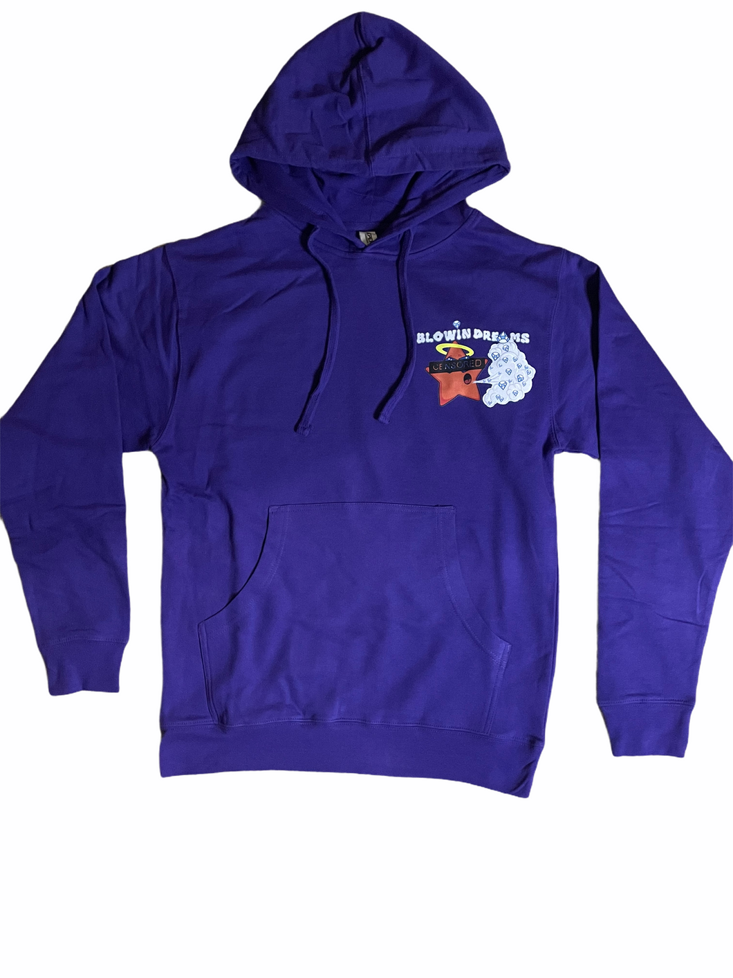 Blowin Dreams Court Purple Hoodie